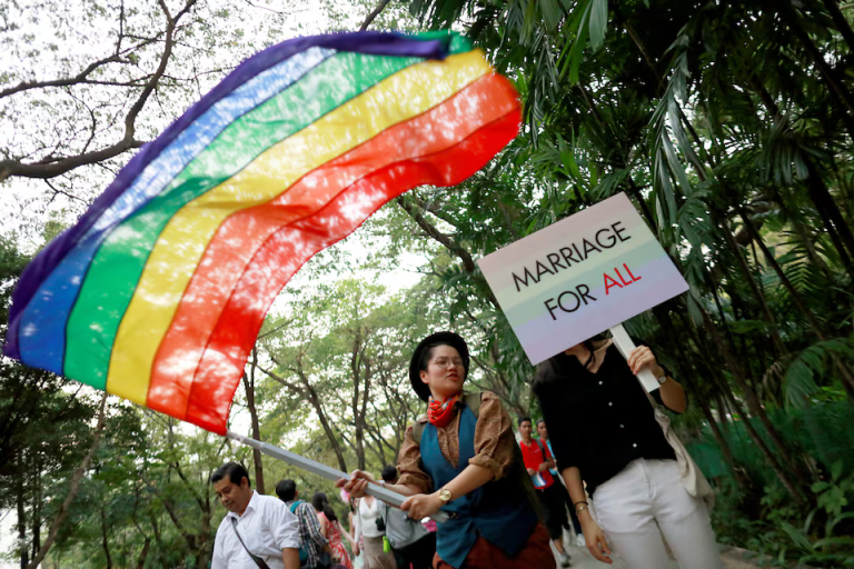 Thailand takes strides towards legalizing same-sex unions as parliament passes groundbreaking legislation.