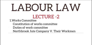 works committee in labour law