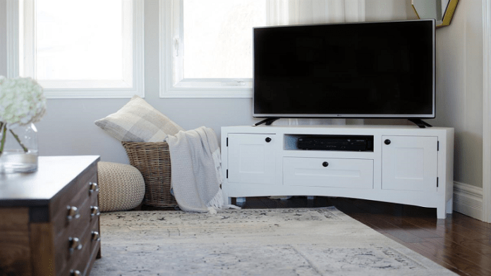 corner entertainment center